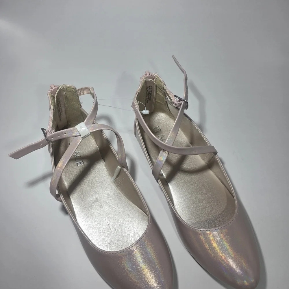 Place Pink Iridescent Kids Dress Shoes